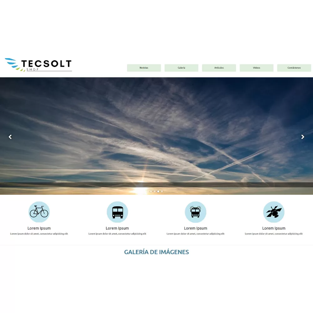 Plantilla CMS para sitio web - Imagen 2
