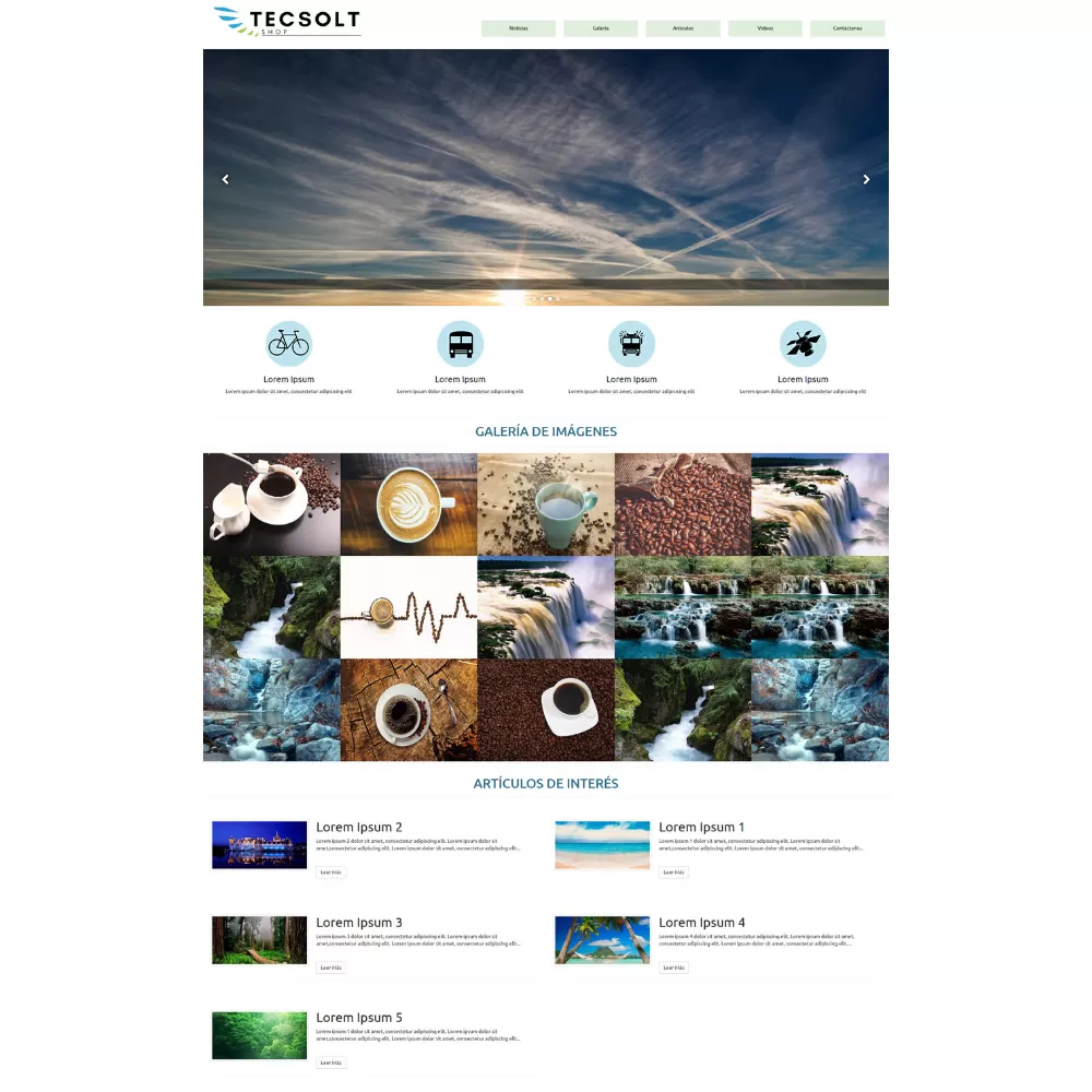 Plantilla CMS para sitio web - Imagen 3
