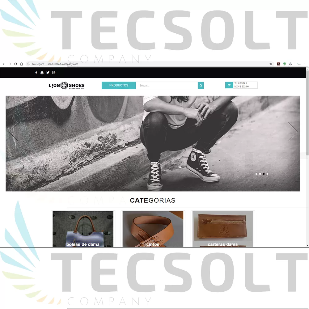 Ecommerce sencilla rediseñada